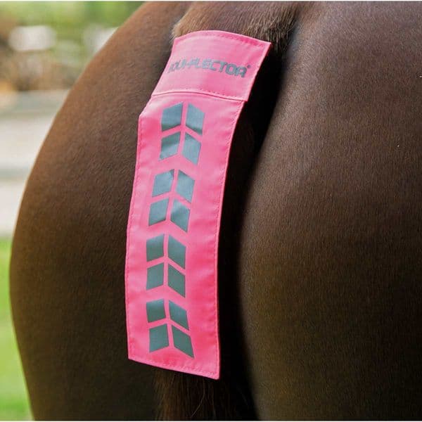 Shires Equi-Flector Tail Strap - Pink