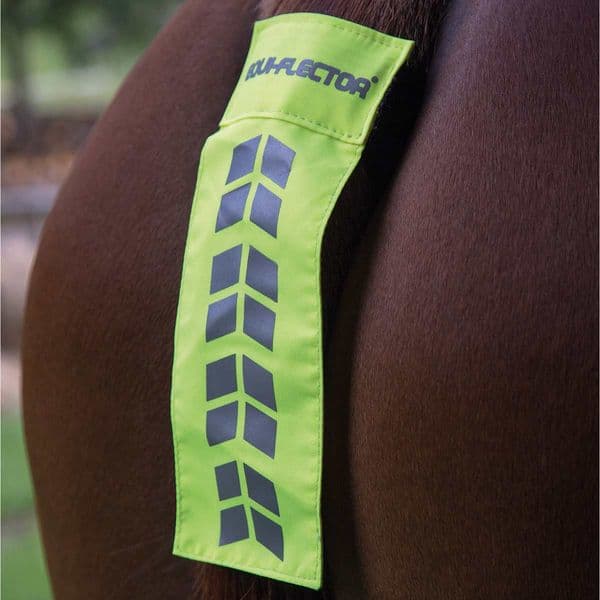 Shires Equi-Flector Tail Strap - Yellow