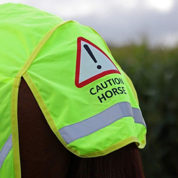 Shires Equi-Flector Waterproof Exercise Sheet - Yellow