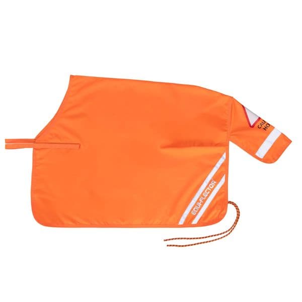 Shires EQUI-FLECTOR Waterproof Quarter Sheet - Orange