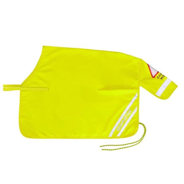 Shires EQUI-FLECTOR Waterproof Quarter Sheet - Yellow