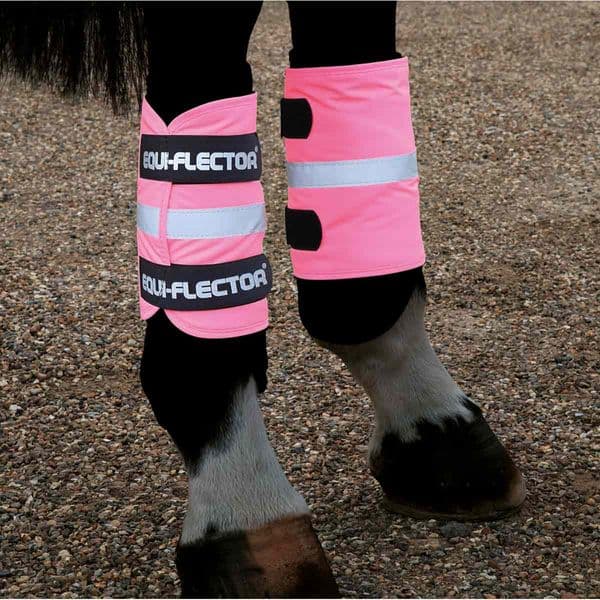 Shires Equi-Flector Wraps Pink