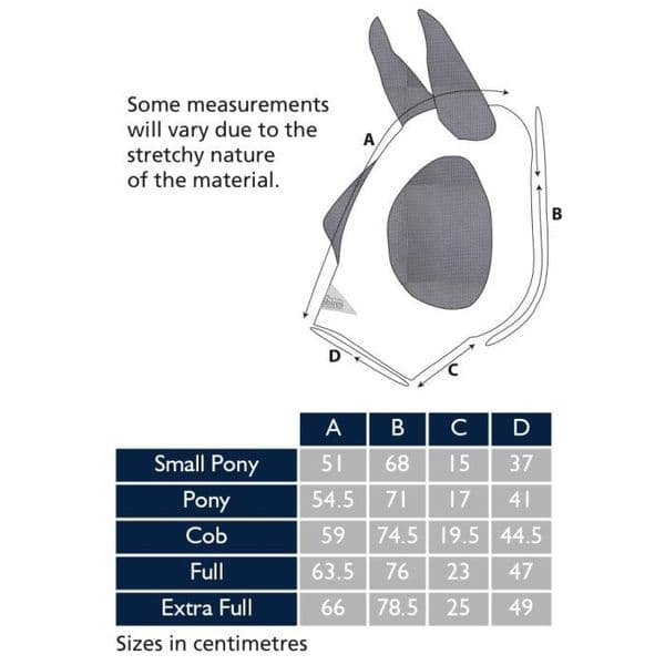 Shires FlyGuard Pro Fine Mesh Earless Fly Mask with Nose Fringe