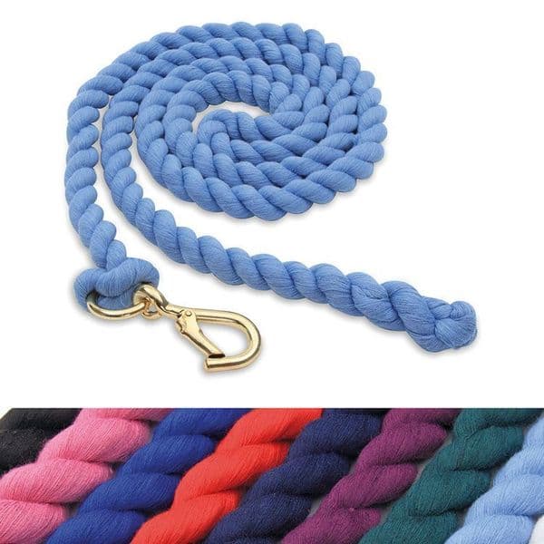 Shires Headcollar Lead Rope - Plain Colours