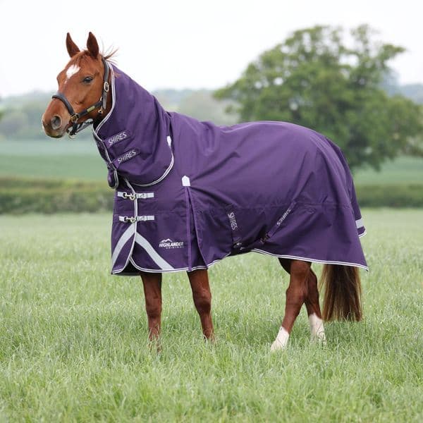 Shires Highlander Original 100 Combo Turnout Rug  - Plum