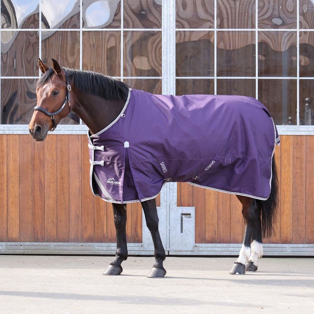 Shires Highlander Original 100 Turnout Rug - Plum