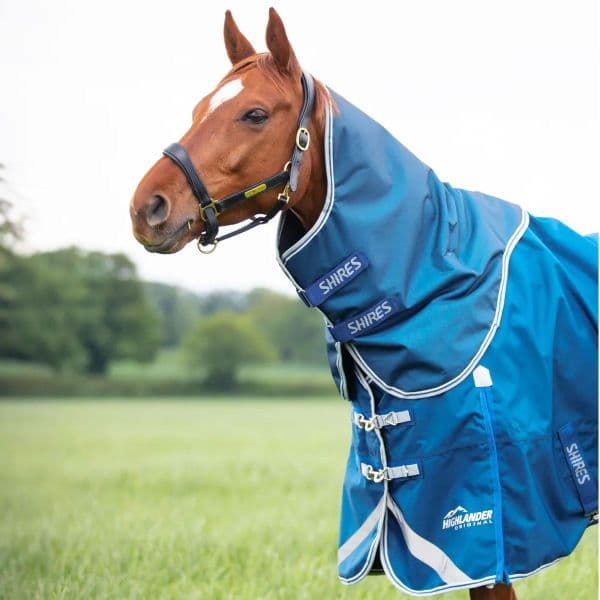 Shires Highlander Original 200 Neck Cover - Blue