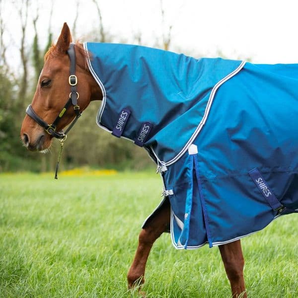 Shires Highlander Original 200 Turnout Rug & Neck Set - Blue