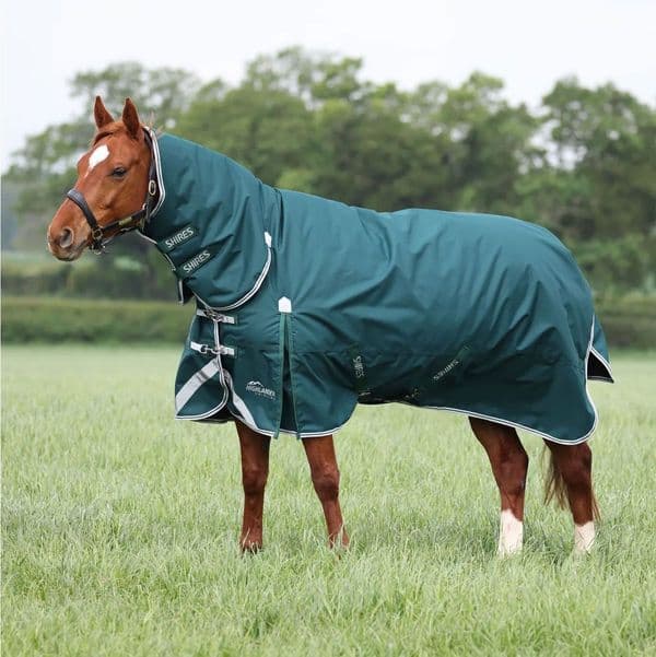 Shires Highlander Original 300 Combo Turnout Rug - Green