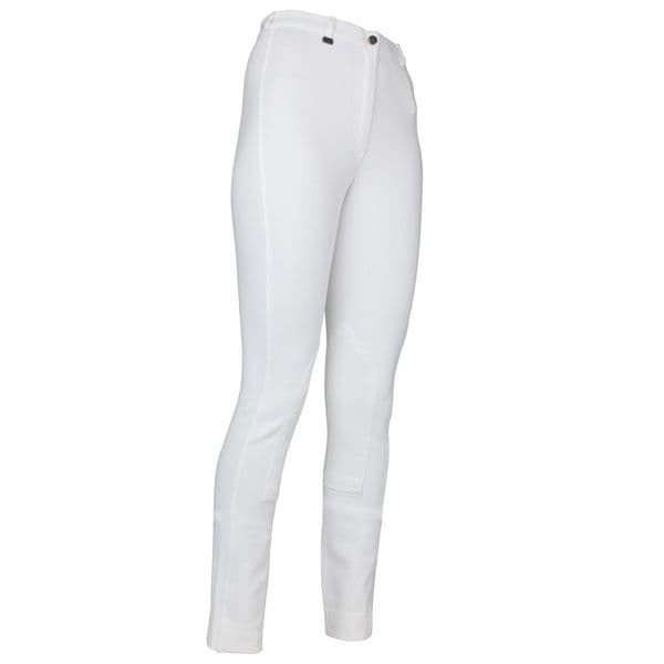 Shires Ladies Saddlehugger Jodhpurs White