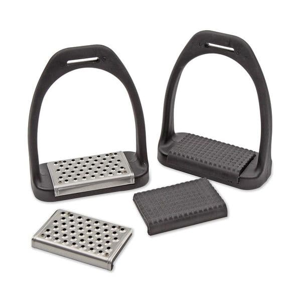 Shires Lightweight Stirrups with Interchangeable Treads