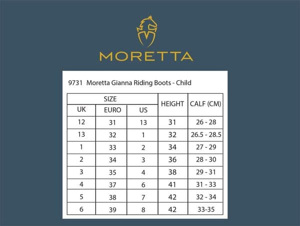 Shires Moretta Gianna Riding Boots - Child Black