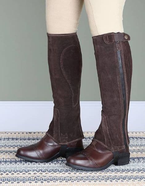 Shires Moretta Suede Half Chaps - Adults