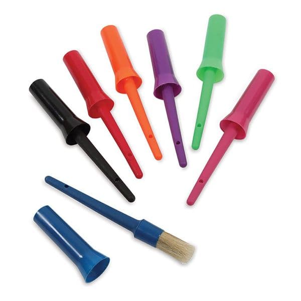 Shires Plastic Hoof Oil Brush with Holder