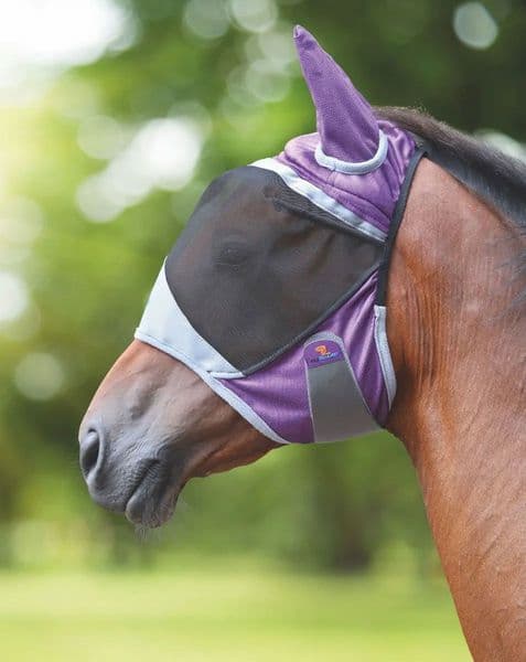 Shires Shires FlyGuard Pro Deluxe Fly Mask with Ears