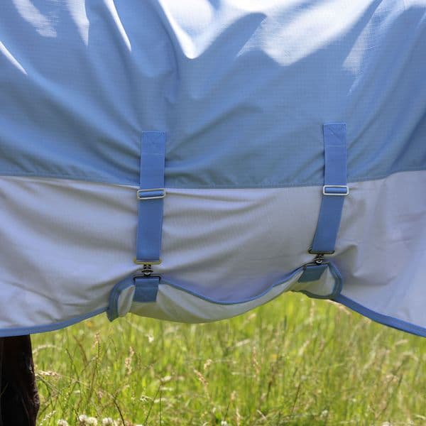 Shires Tempest Original Waterproof Fly Rug  - Pale Blue