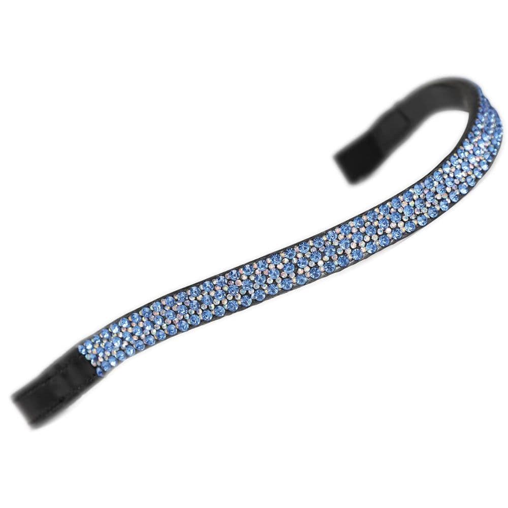 Fascia Sopracciglia Shires Velociti GARA – Elegante Con Diamanti, Per Cavalli Da Competizione