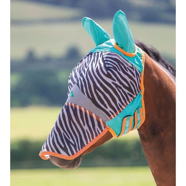 Shires Zeb-Tek Fly Mask