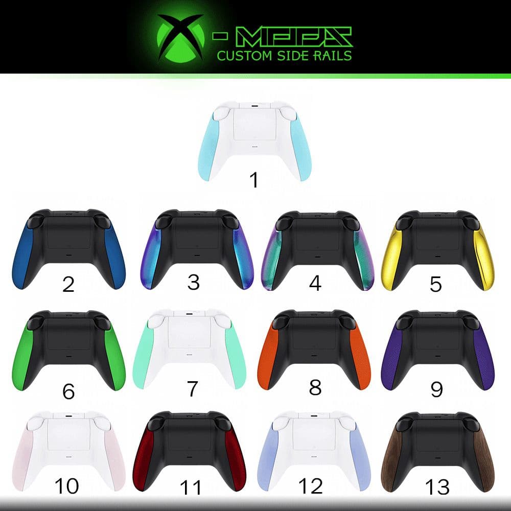 XBOX SERIES CONTROLLER CUSTOM SIDE RAILS GRIPS HANDLES PADDLES PANELS