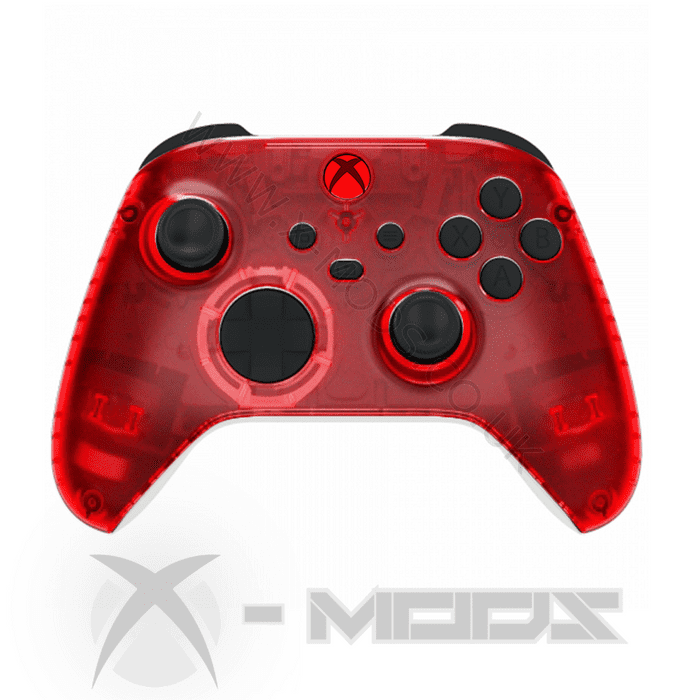 XBOX SERIES CUSTOM CONTROLLER - TRANSPARENT RED