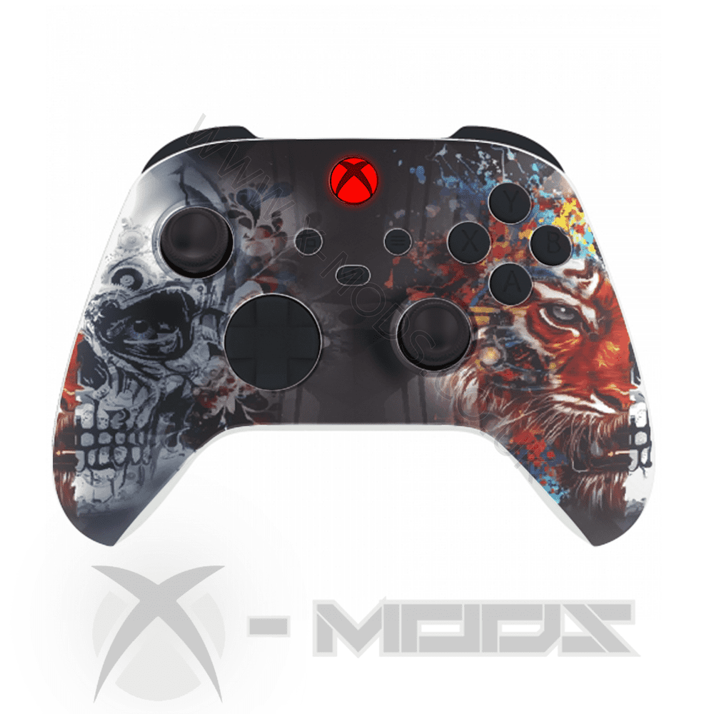 XBOX SERIES RAPIDFIRE CONTROLLER TIGER SKULL CHAOS ANTI RECOIL MOD