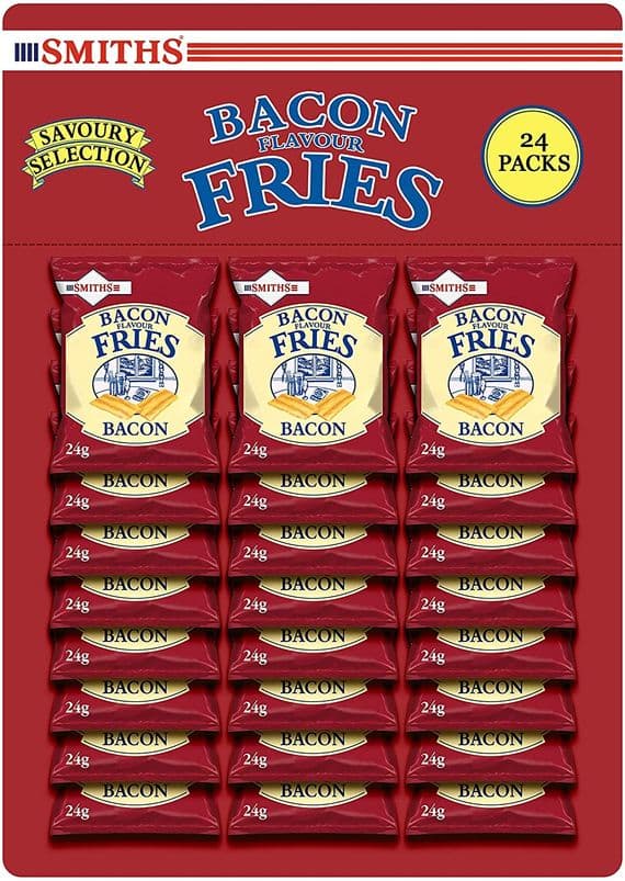 Smith s Savoury Selection Bacon Fries 24g Case of 24