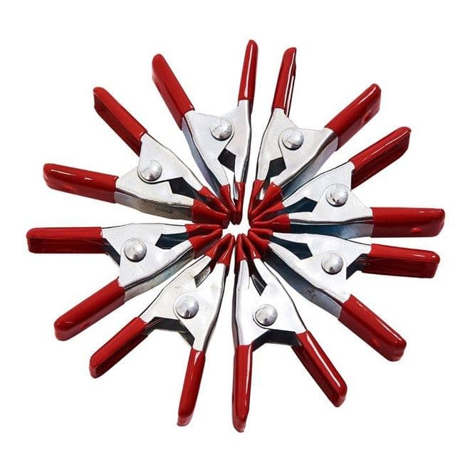 8pc 50mm Metal Spring Clamp Set