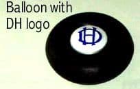 Balloon wheels + DH logo hub cap