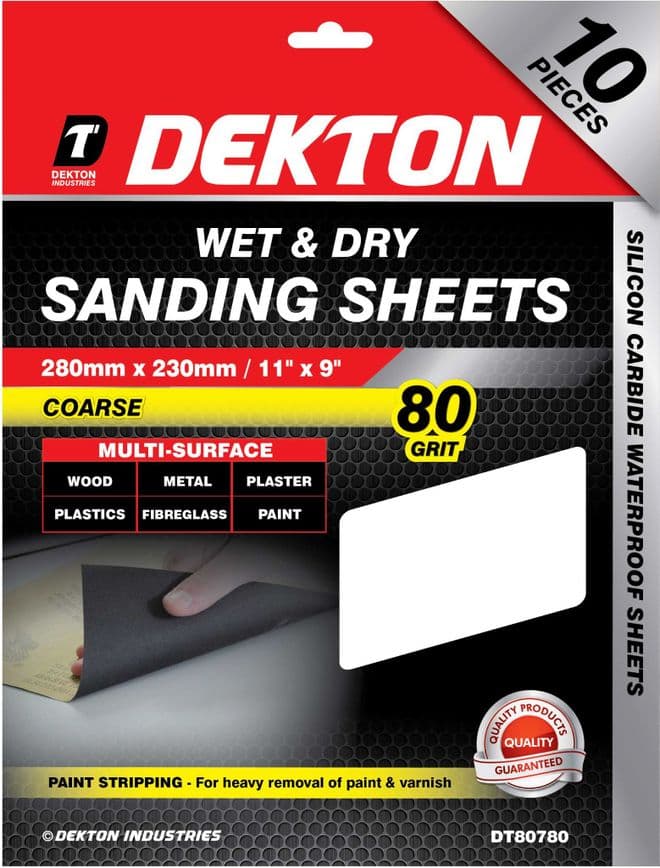 Dekton Wet & Dry Sanding Sheet Packs