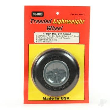 Dubro Lightweight Treaded Wheel 4.5in
