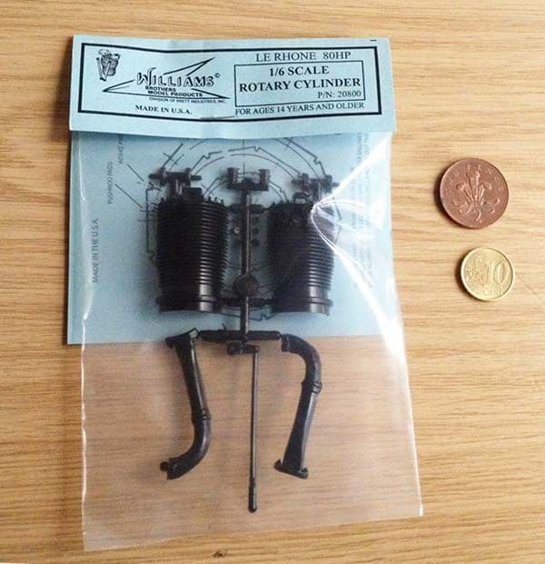 Dummy Engine Cylinder - Rotary (Le Rhone/Gnome)