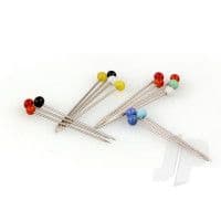 Glass Headed Pin (Assorted Colours) (10g)