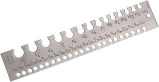 Stainless Steel 36 SWG Sheet & Wire Gauge