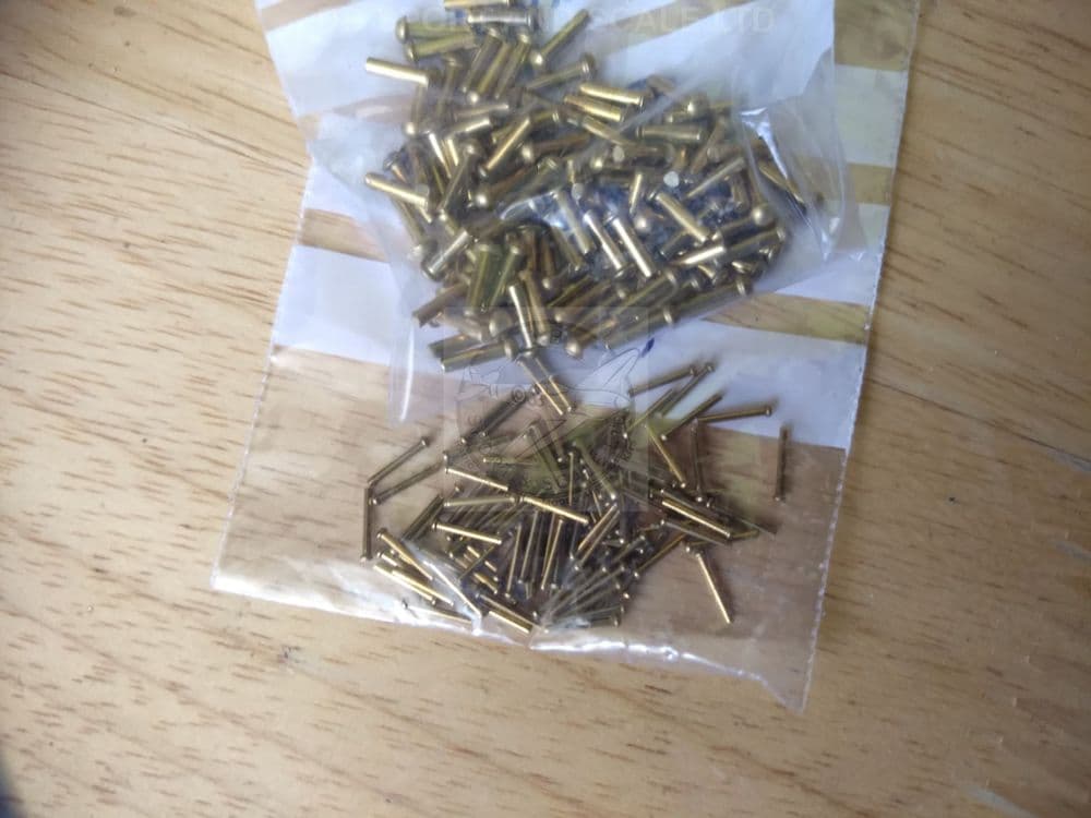Tiny Brass Rivets