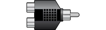 AV:Link Splitter 2 x RCA Sockets – RCA Plug