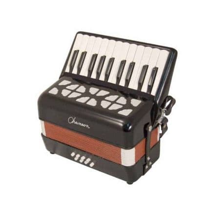 Chanson Piano Accordion 8 Bass black