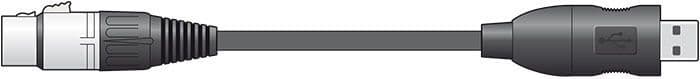 Chord XLR to USB Converter 3M Lead