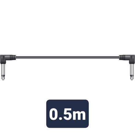 Citronic Classic Audio 0.5M Patch Lead Sets 6.3mm Mono Jack Plug - 6.3mm Mono Jack Plug 6pcs