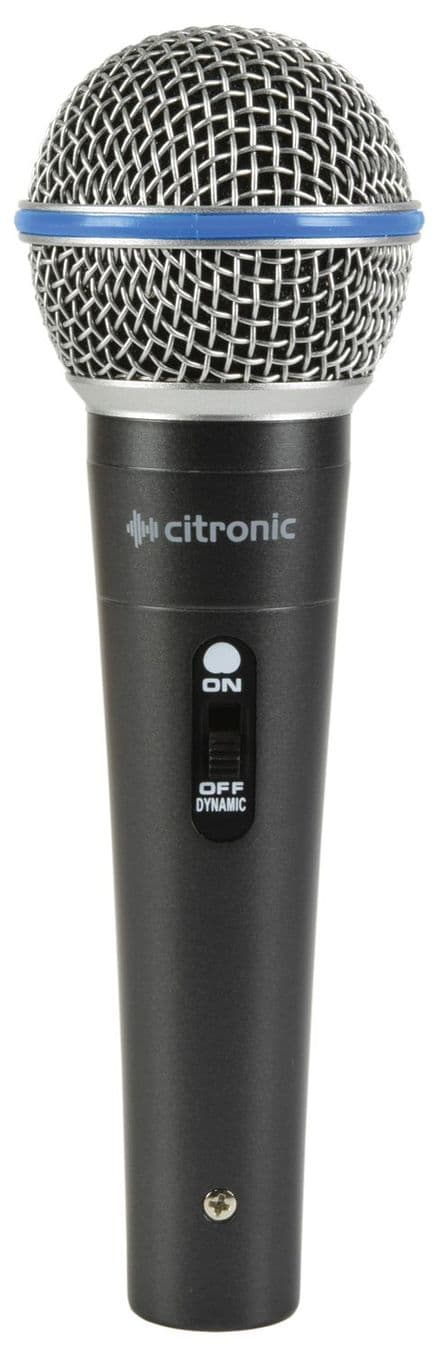 Citronic DM15 Dynamic Microphone with Carry Case, Mic Clip & Cable