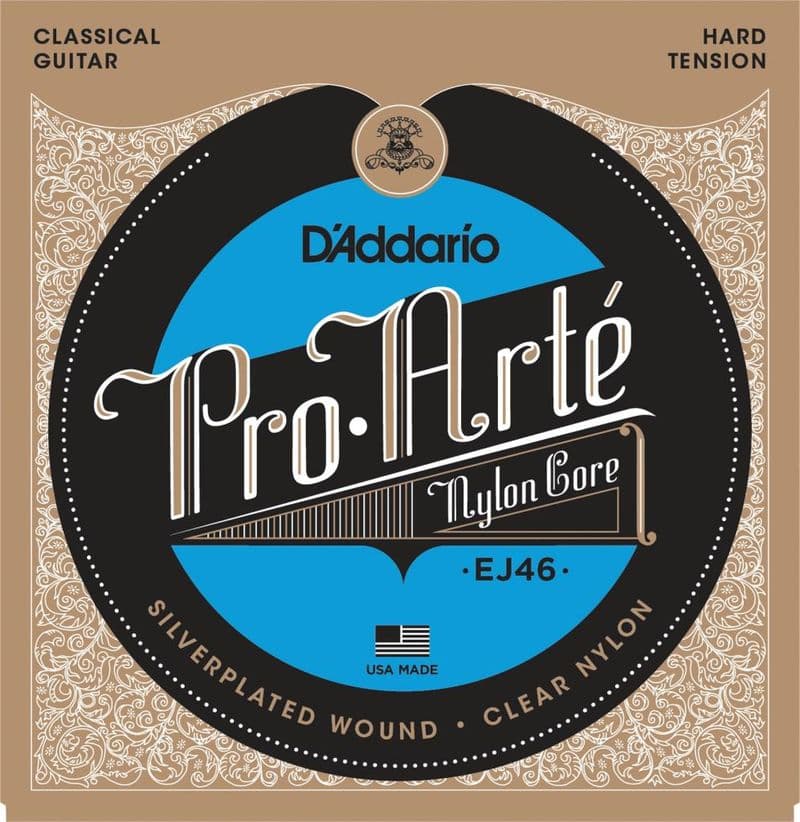 D'addario EJ46 Pro-Arte Hard Tension Nylon Classical Guitar Strings