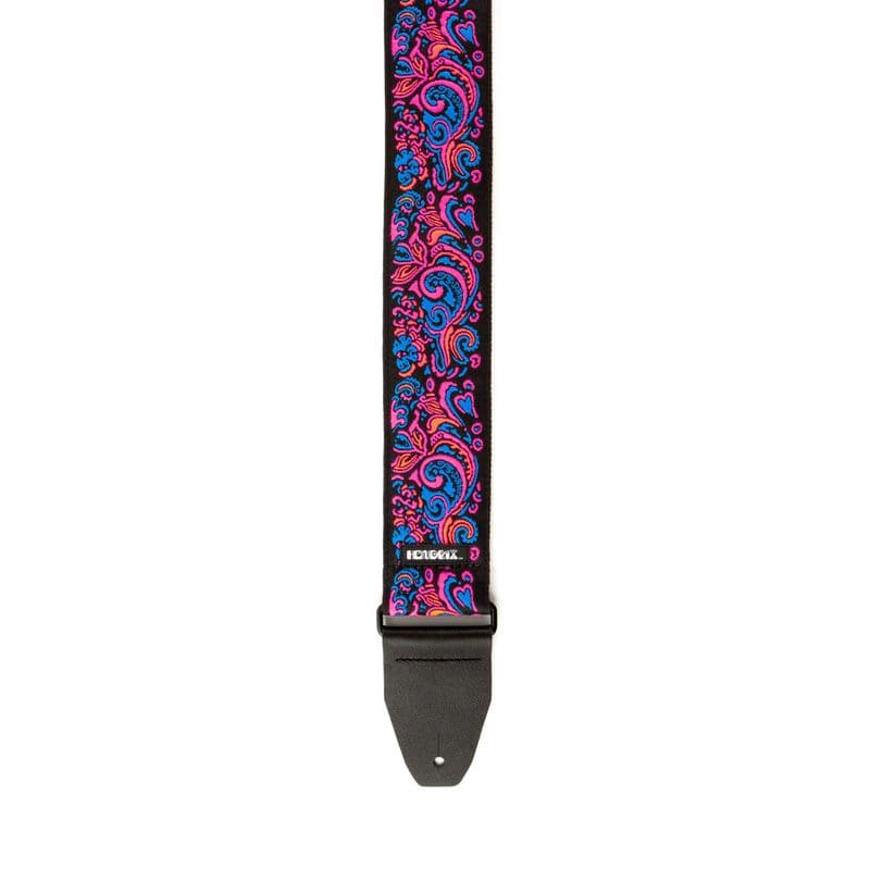 Dunlop JH27 Hendrix Blacklight Love Drops Blue Strap