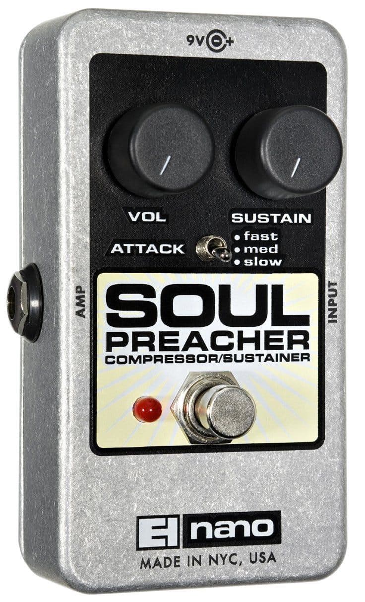 Electro Harmonix Nano Soul Preacher Compressor Sustainer Pedal