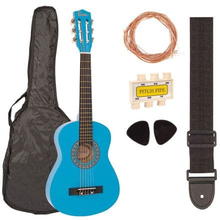 Encore Junior Size 30" Classic Guitar Pack Blue