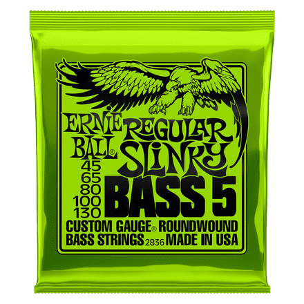 Ernie Ball 5-STRING REGULAR SLINKY BASS SET 45-130
