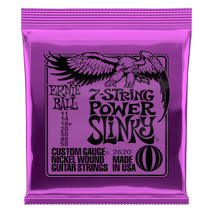 Ernie Ball 7 STRING POWER SLINKY SET 11-58
