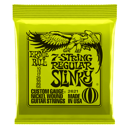 Ernie Ball 7-String Regular Slinky 10-56 Nickel Electric Guitar Strings