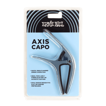 Ernie Ball axis capo Blue Steel