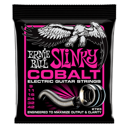 Ernie Ball COBALT SUPER SLINKY SET 9-42