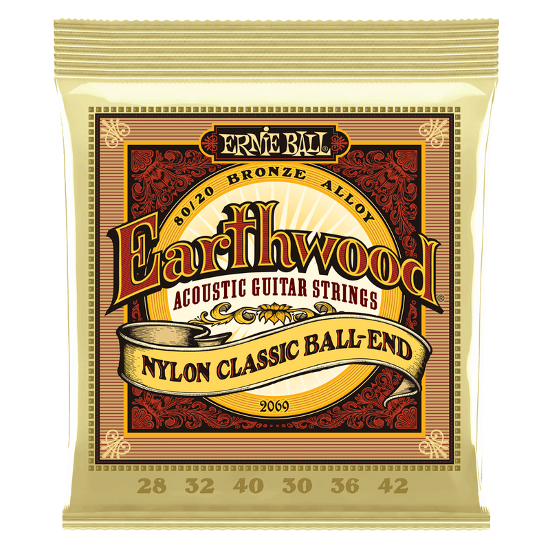 Ernie Ball Earthwood NYLON FOLK BALLEND SET