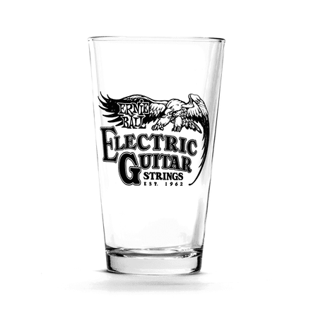 Ernie Ball pint glass